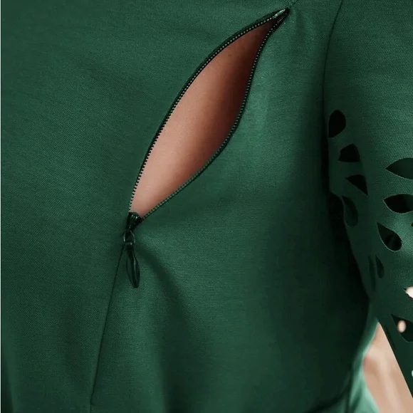 Dress green high low maternity nursery fashion maxi xs - Picture 9 of 13